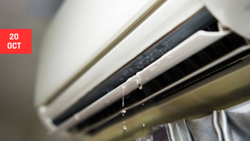 ¿POR QUÉ EL AIRE ACONDICIONADO TIRA AGUA?