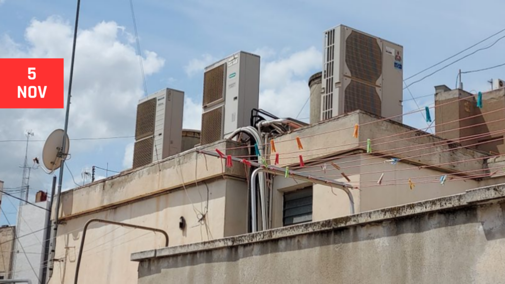 MOLESTIAS PRODUCIDAS POR LAS MÁQUINAS DE AIRE ACONDICIONADO EN LAS COMUNIDADES DE VECINOS